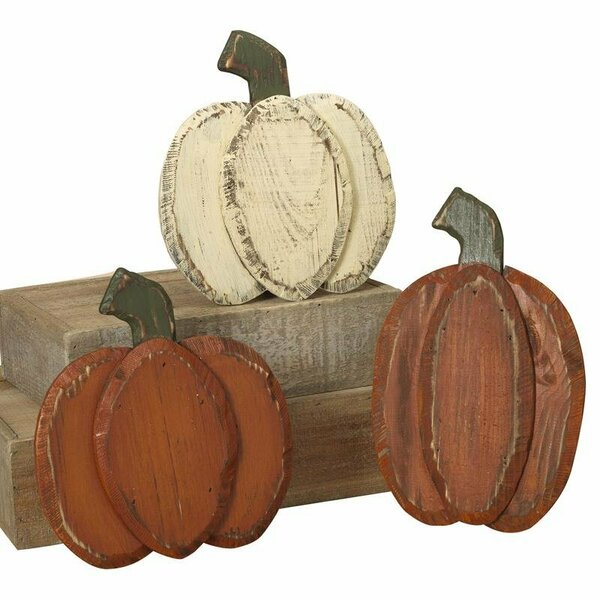 The Gerson Co HLWN DECOR PUMPKINS 9in. 2430980